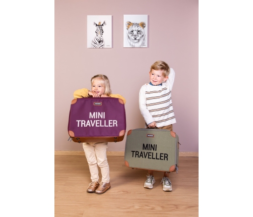 Bērnu koferis Childhome Mini Traveller Canvas Khaki