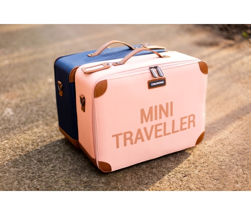 Bērnu koferis Childhome Mini Traveller Navy White