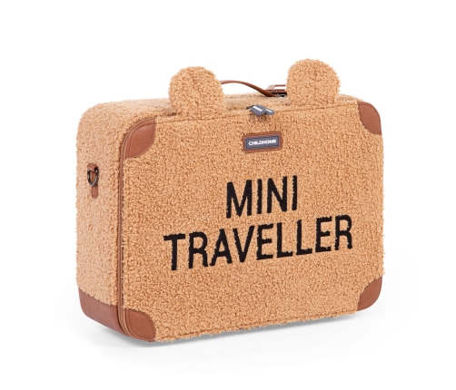 Bērnu koferis Childhome Mini Traveller Teddy Brown