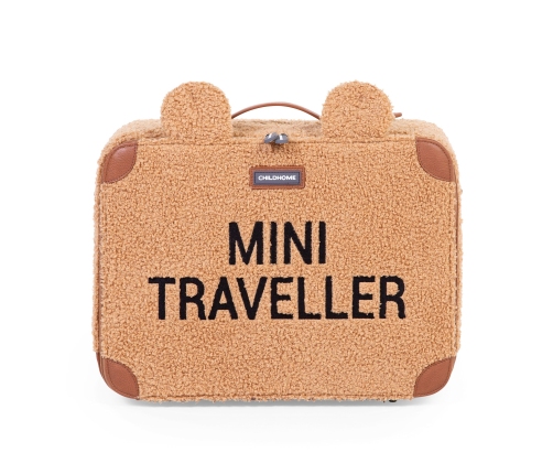 Bērnu koferis Childhome Mini Traveller Teddy Brown