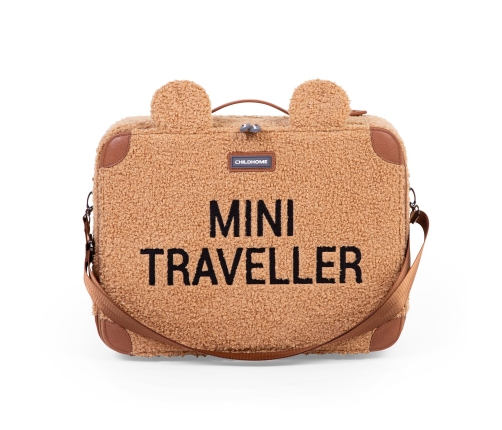 Bērnu koferis Childhome Mini Traveller Teddy Brown