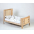 Детская деревянная кроватка - трансформер TROLL Sun Natural CBD-SU0373