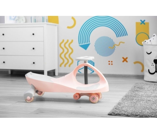 Bērnu mašīna Toyz Spinner ar LED riteņiem Pink