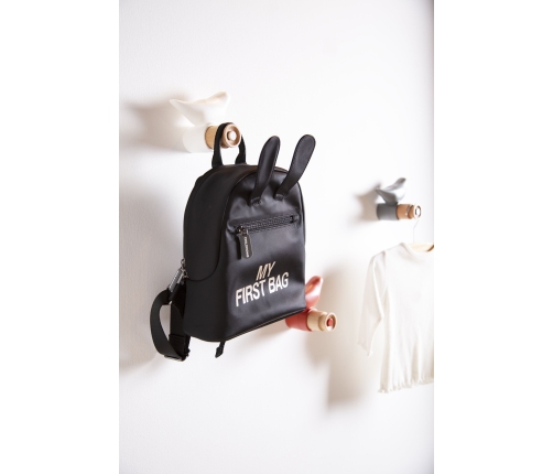 Bērnu mugursoma Childhome My First Bag Black