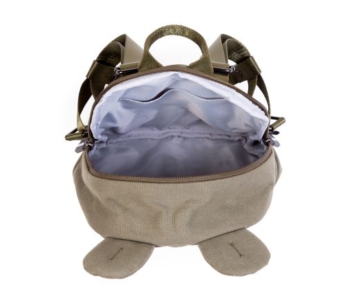 Bērnu mugursoma Childhome My First Bag Canvas Khaki