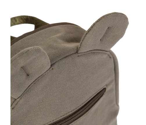 Bērnu mugursoma Childhome My First Bag Canvas Khaki