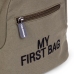 Bērnu mugursoma Childhome My First Bag Canvas Khaki