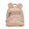 Bērnu mugursoma Childhome My First Bag Puffered Beige