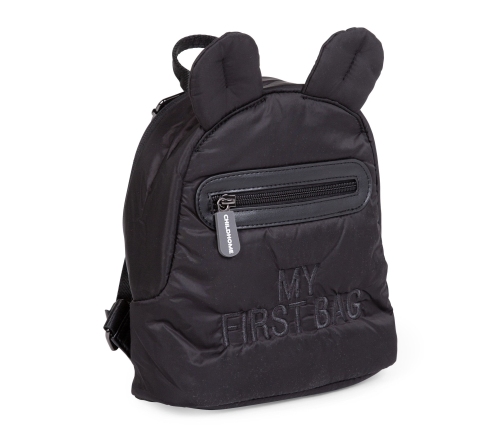 Bērnu mugursoma Childhome My First Bag Puffered Black