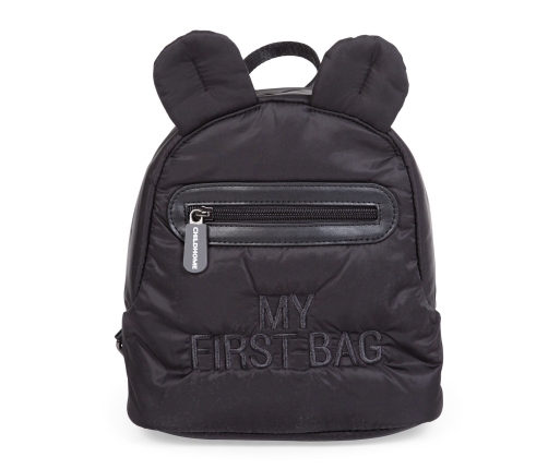 Bērnu mugursoma Childhome My First Bag Puffered Black