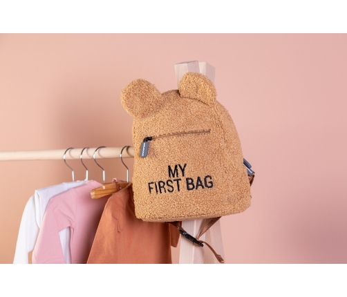 Bērnu mugursoma Childhome My First Bag Teddy Brown