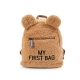 Bērnu mugursoma Childhome My First Bag Teddy Brown