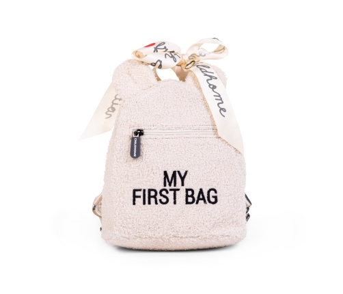 Детский рюкзак Childhome My First Bag Teddy Off White