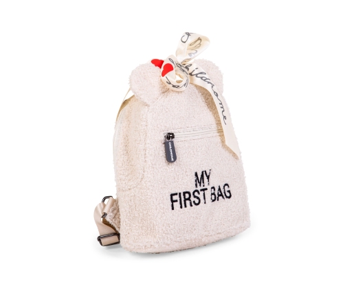 Детский рюкзак Childhome My First Bag Teddy Off White