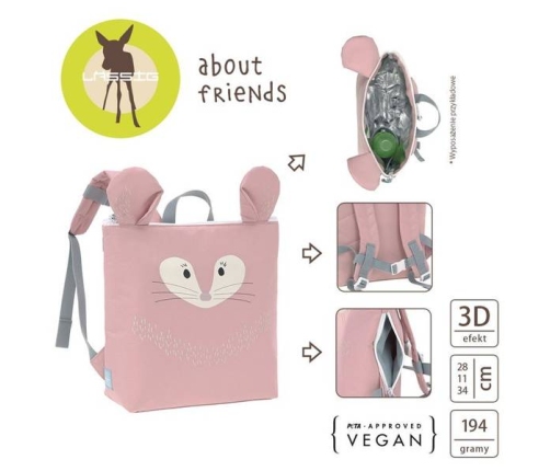 Bērnu mugursoma LASSIG Cooler About Friends Mouse