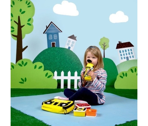 Bērnu Mugursoma Termosoma 2in1 Trunki Bernard Bee Yellow