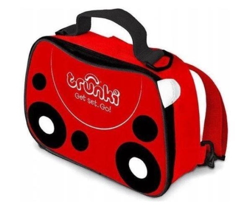 Bērnu Mugursoma Termosoma 2in1 Trunki Harley Ladybird Red