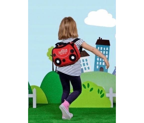 Bērnu Mugursoma Termosoma 2in1 Trunki Harley Ladybird Red