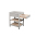 Bērnu pārtinamais galds ar atvilktni TROLL Lukas Warm grey Natural CTL-LU0523SFG-NA