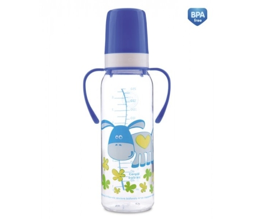 Бутылочка для кормления с ручками 250ml Canpol 845