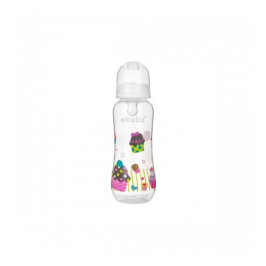Bērnu pudele ar šauru kakliņu 250 ml AKUKU white A0005
