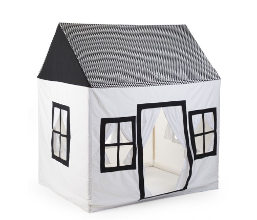 Bērnu rotaļu mājiņa 125x95x145 сm Childhome Black white