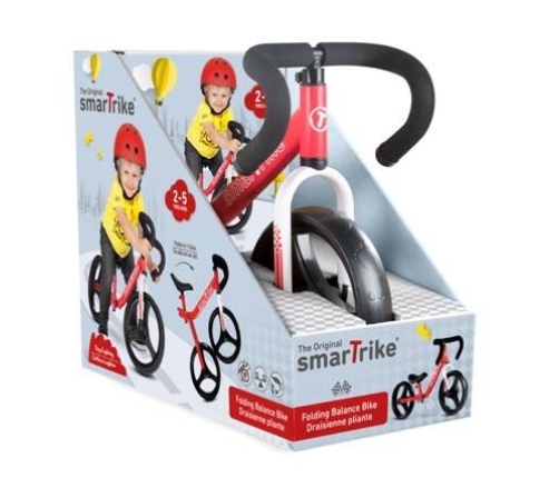 Детский складной велосипед/бегунок Smart Trike Balance Bike Red