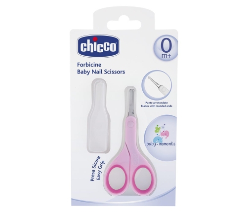 Ножницы с закругленными концами 0m+ Chicco pink 154490.2