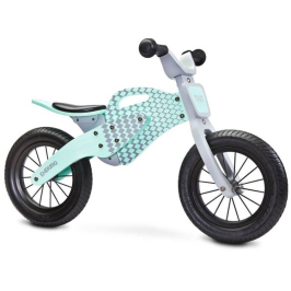 Беговел Велосипед с деревянной рамой Caretero Toyz Enduro Mint