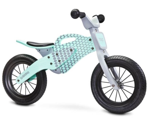 Беговел Велосипед с деревянной рамой Caretero Toyz Enduro Mint