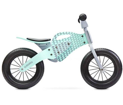 Беговел Велосипед с деревянной рамой Caretero Toyz Enduro Mint