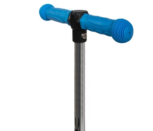 Skrejritenis Bērniem ar rokturi Scooter Blue LED 5in1