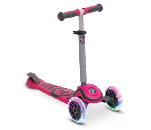 Трехколесный самокат Smart Trike Scooter T1 LED + Рюкзачёк Pink