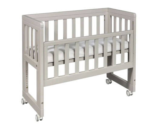 Колыбель с опускающейся боковиной TROLL Bedside Grey SWC-BD0062