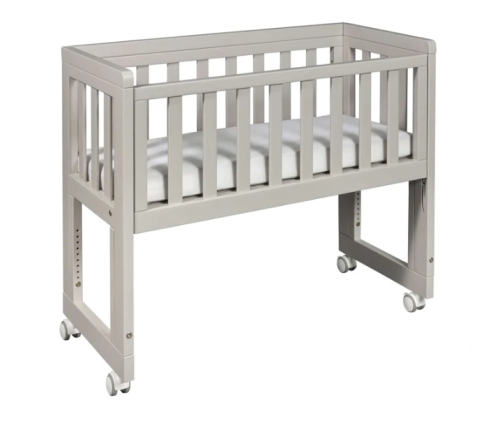 Gulta Šūpulītis ar nolaižamu malu TROLL Bedside Grey SWC-BD0062