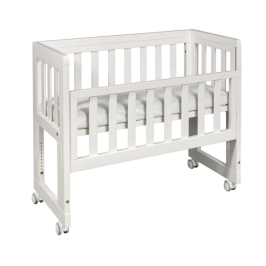 Колыбель с опускающейся боковиной TROLL Bedside White SWC-BD0315