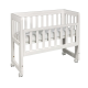 Колыбель с опускающейся боковиной TROLL Bedside White SWC-BD0315