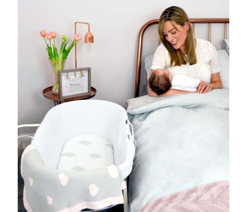 Gulta Šūpulītis Shnuggle Dreami grey 2in1