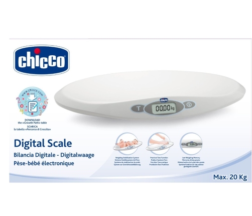 Детские весы для детей Chicco Digital Electronic Baby Scale