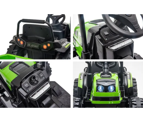 Bērnu Traktors ar piekabi Green HL-388