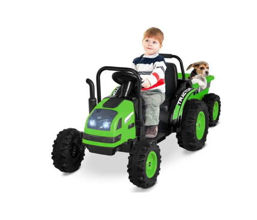 Bērnu Traktors ar piekabi Green HL-388