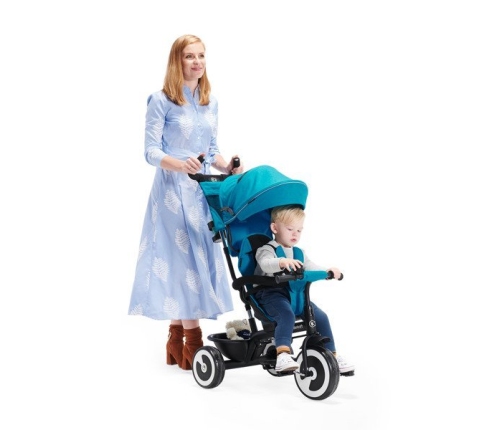 Детский трехколесный велосипед Kinderkraft Aston Turquoise