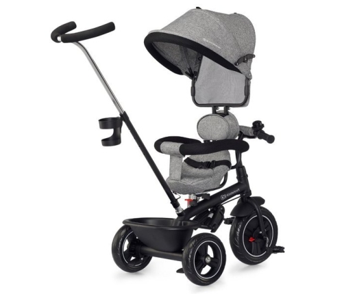 Bērnu trīsritenis Kinderkraft Freeway Grey Melange 3in1