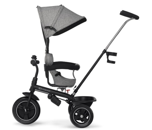 Bērnu trīsritenis Kinderkraft Freeway Grey Melange 3in1