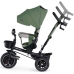 Детский трехколесный велосипед Kinderkraft Spinstep 5in1 Platinum green