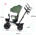 Детский трехколесный велосипед Kinderkraft Spinstep 5in1 Platinum green