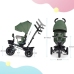 Детский трехколесный велосипед Kinderkraft Spinstep 5in1 Platinum green