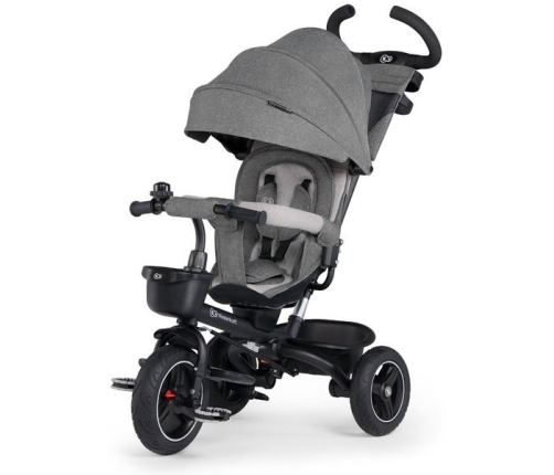 Детский трехколесный велосипед Kinderkraft Spinstep 5in1 Platinum grey