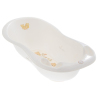 Bērnu vanna ar korķi 102 см TegaBaby BEAR LUX white pearl MS-005