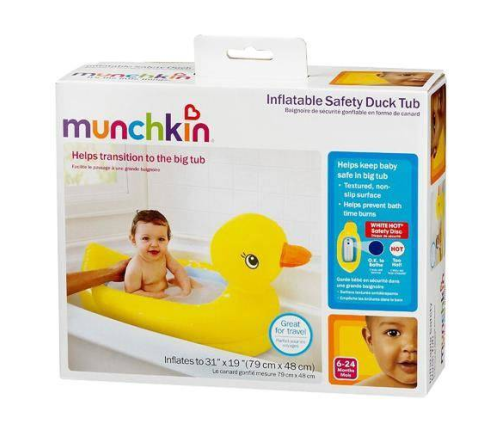 Bērnu vanna ar tehnoloģiju White hot Munchkin Inflatable Safety Duck Bath 011054